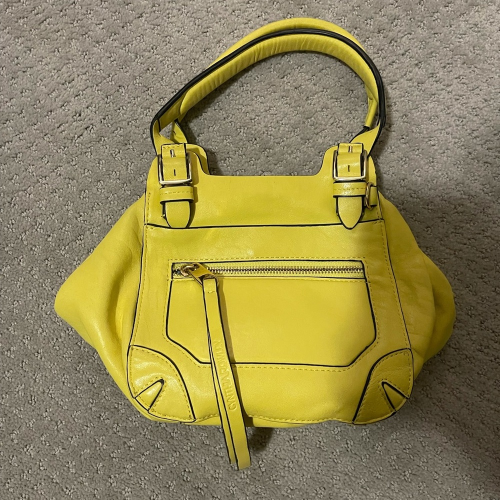 Beautiful Cynthia Rowley small yellow bag .